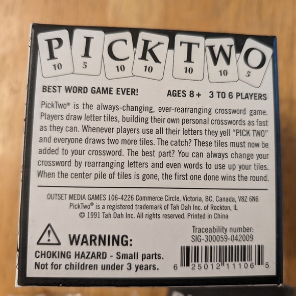 Pick Two The Definitive Crossword Game - Picture 4 of 4